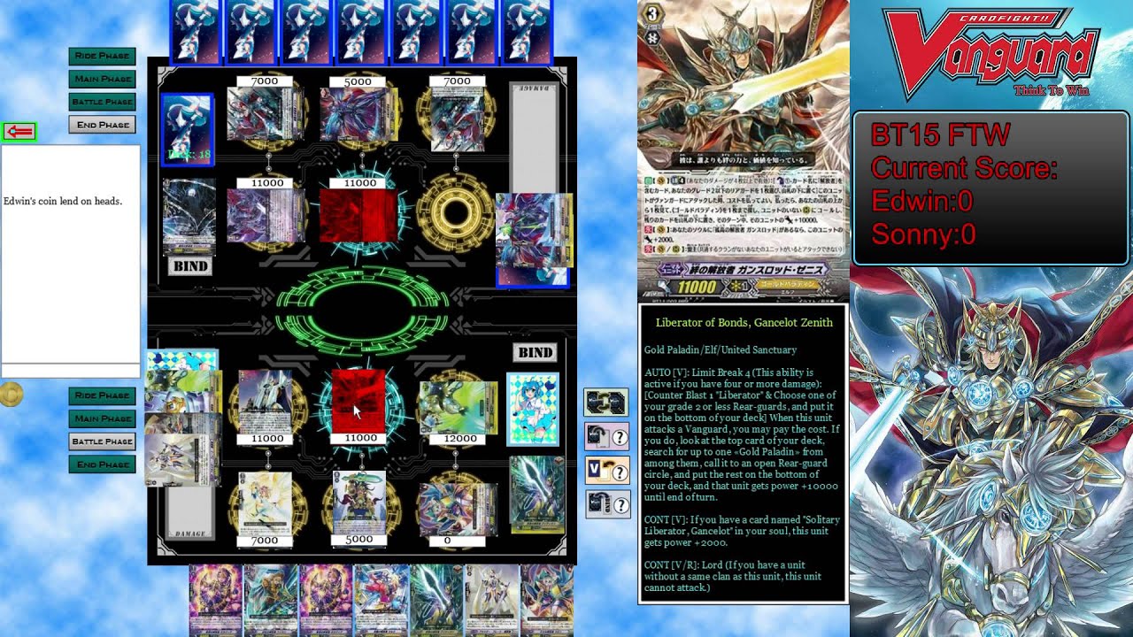 Cardfight!!! Vanguard -  BT15 Release matchup, Liberators vs Revengers