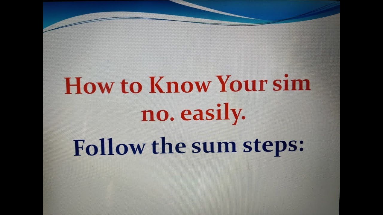 How to know aircel sim number to generate UPC to port your sim in another network..