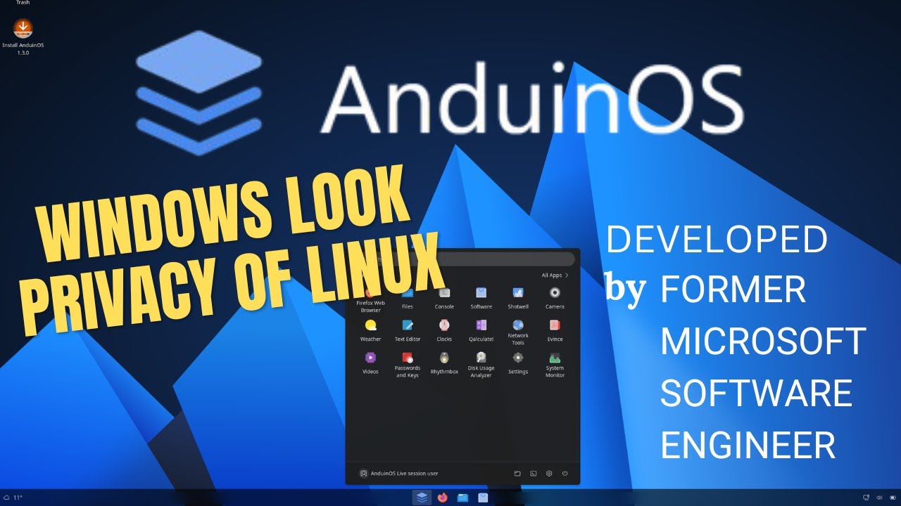 AnduinOS &ndash; A Lightweight Ubuntu Linux Distro from a Microsoft Developer!