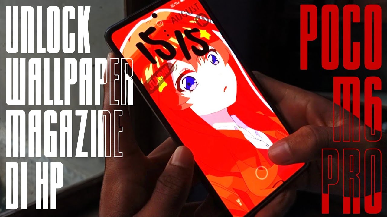 TUTORIAL! unlock Wallpaper magazine di hp POCO M6 PRO+tembus AOD