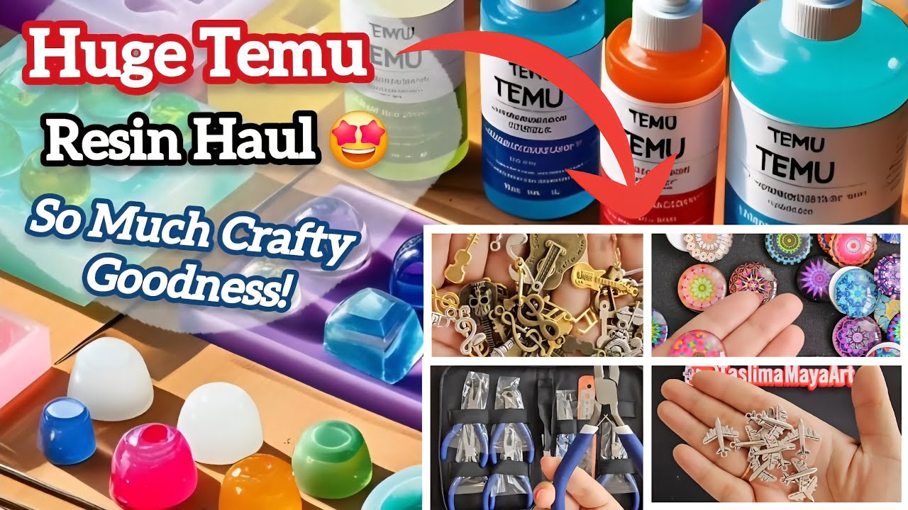 AMAZING Resin Supplies from Temu for Resin Art Beginners!