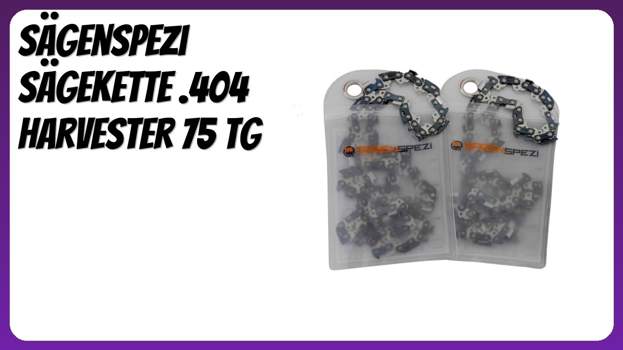 BEWERTUNG (2026): Sägenspezi Sägekette .404 Harvester 75 TG. Infos
