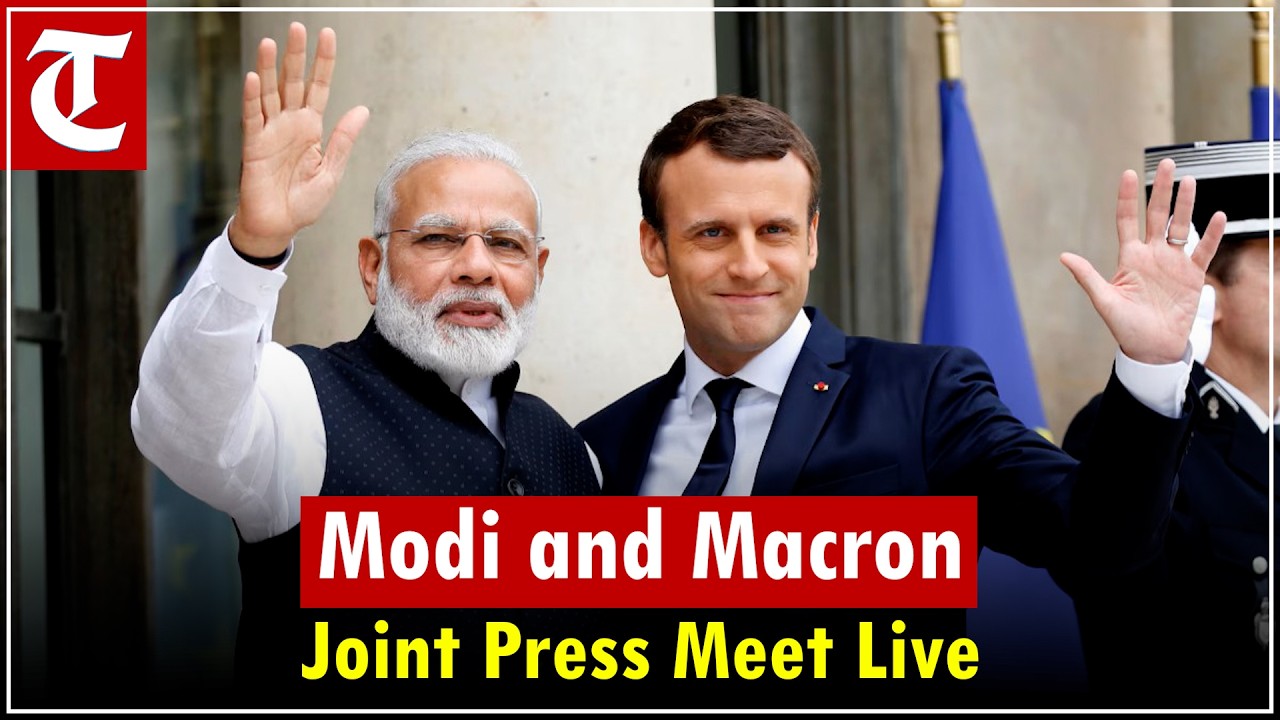 LIVE PM Modi French President Emmanuel Macron Attend Joint Press Meet in Mumbai