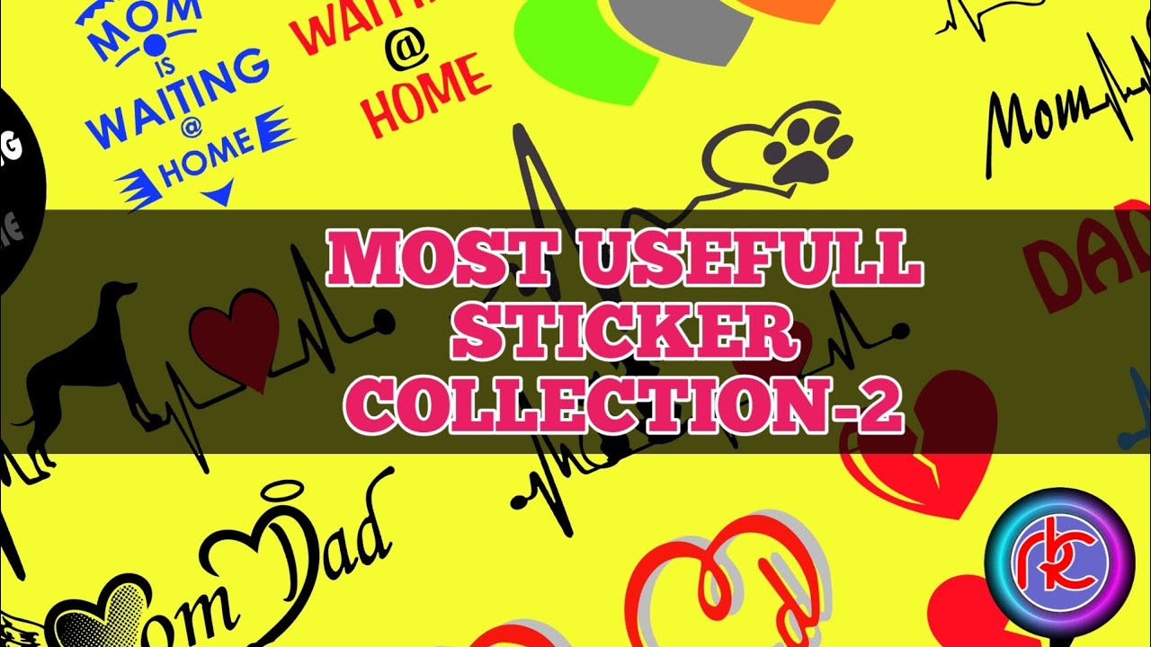 FREE DOWNLOAD || STICKER CUTTING ||  CDR, FS, EPS || FORMAT FILE. || USEFUL COLLECTION-2