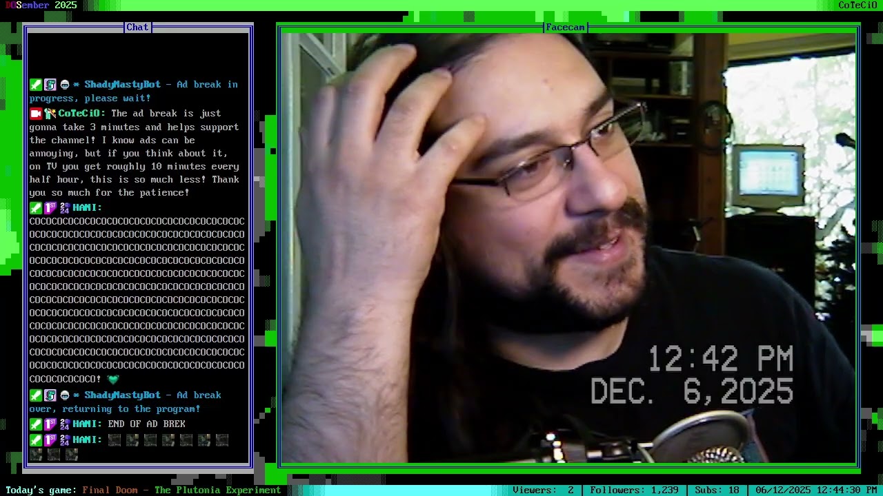 CoTeCiO's Stream #669 pt. 1: Final Doom - The Plutonia Experiment - Part 1