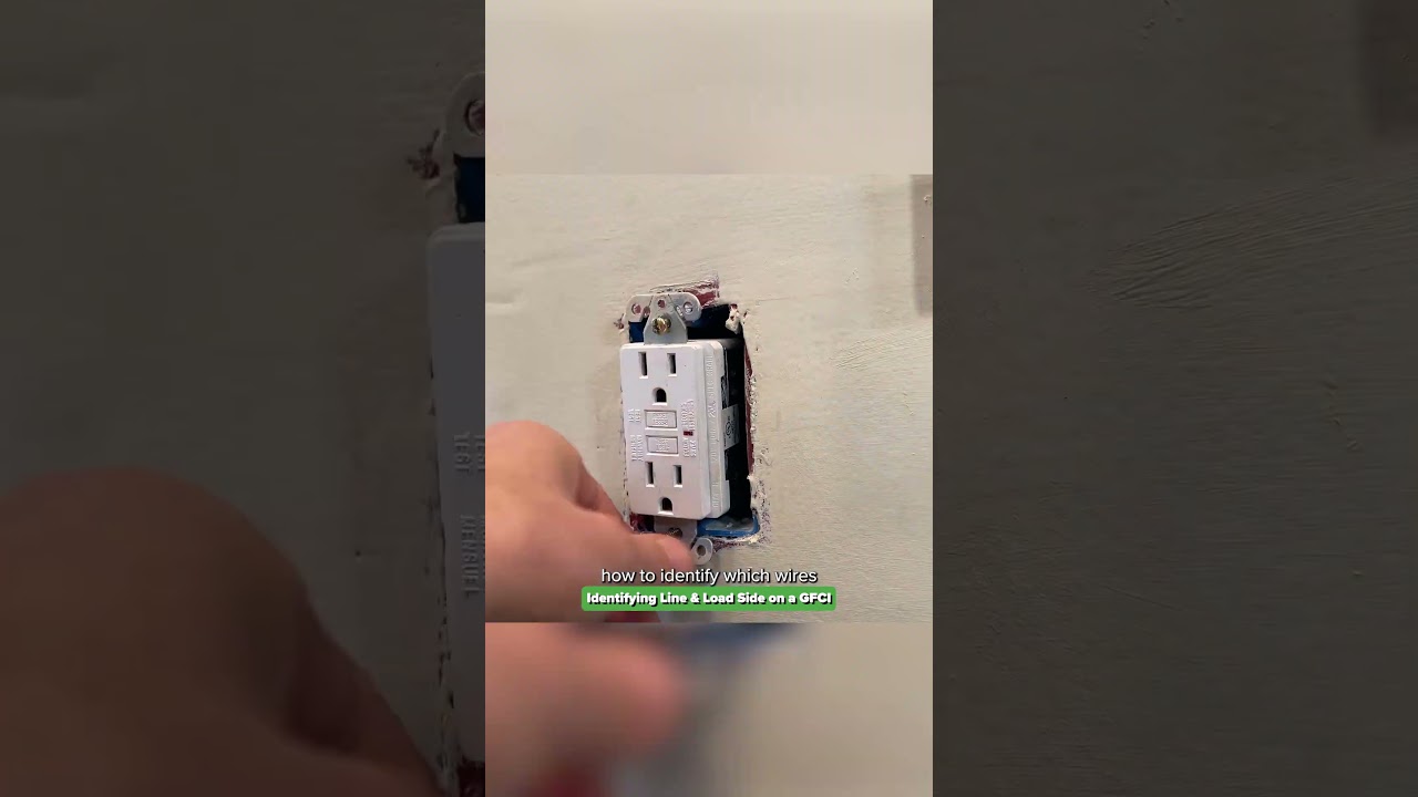 Identifying Line & Load Side on a GFCI