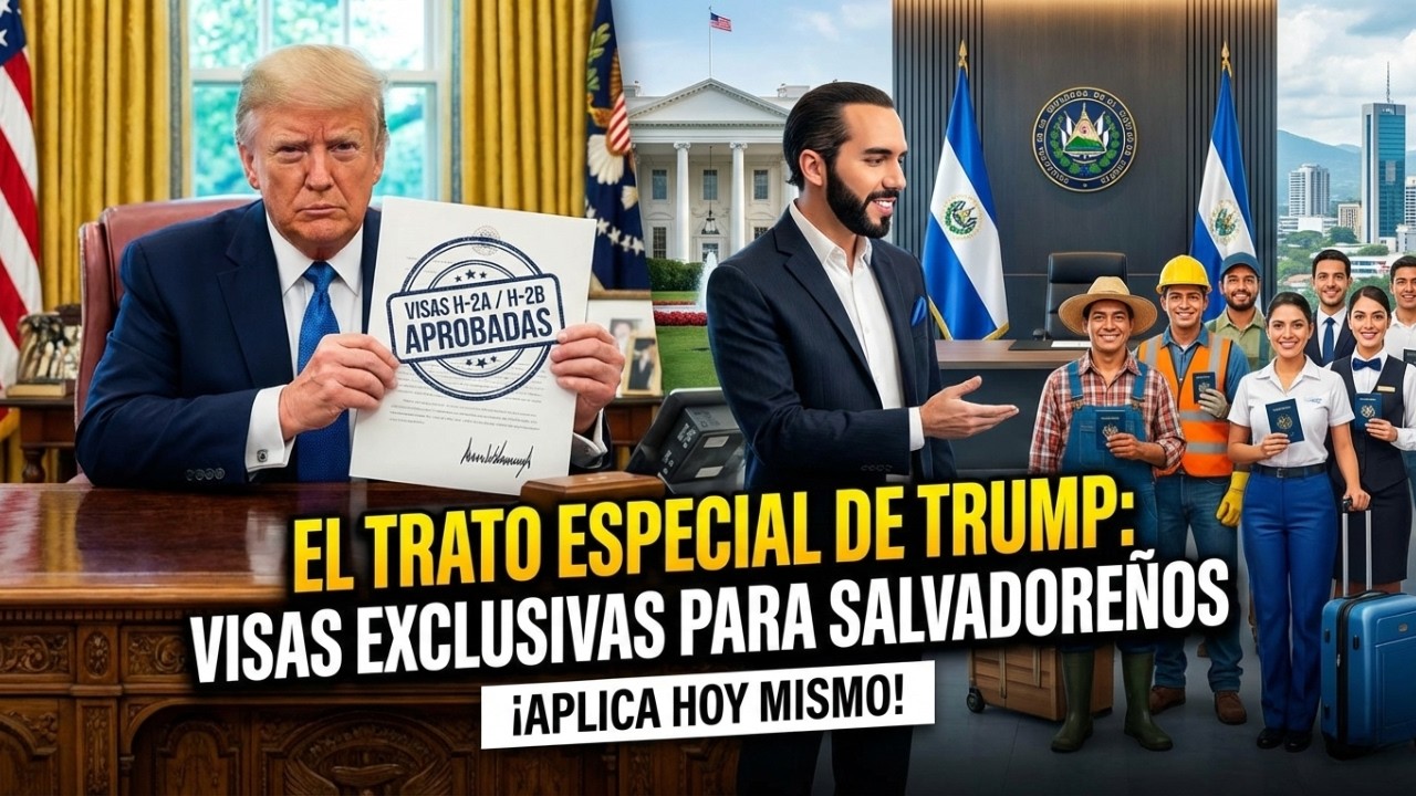El Trato Especial de Trump: Visas de Trabajo Legal para Salvadoreños