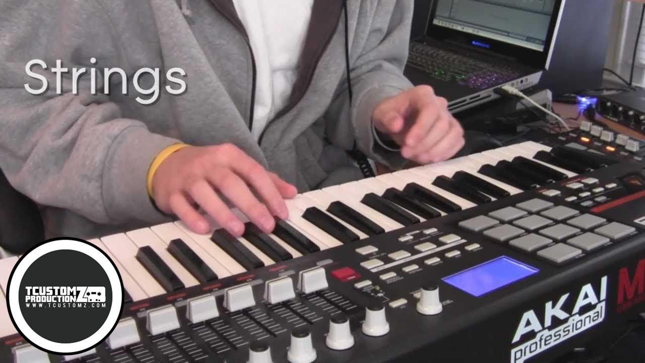 Piano Hip Hop Beat Making Video w/ Akai MPK49 