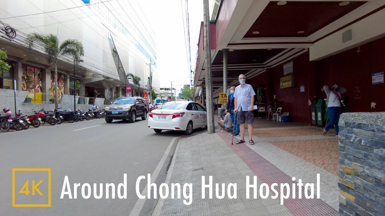 Around Chung Hua Hospital, Cebu, Philippines【4K】
