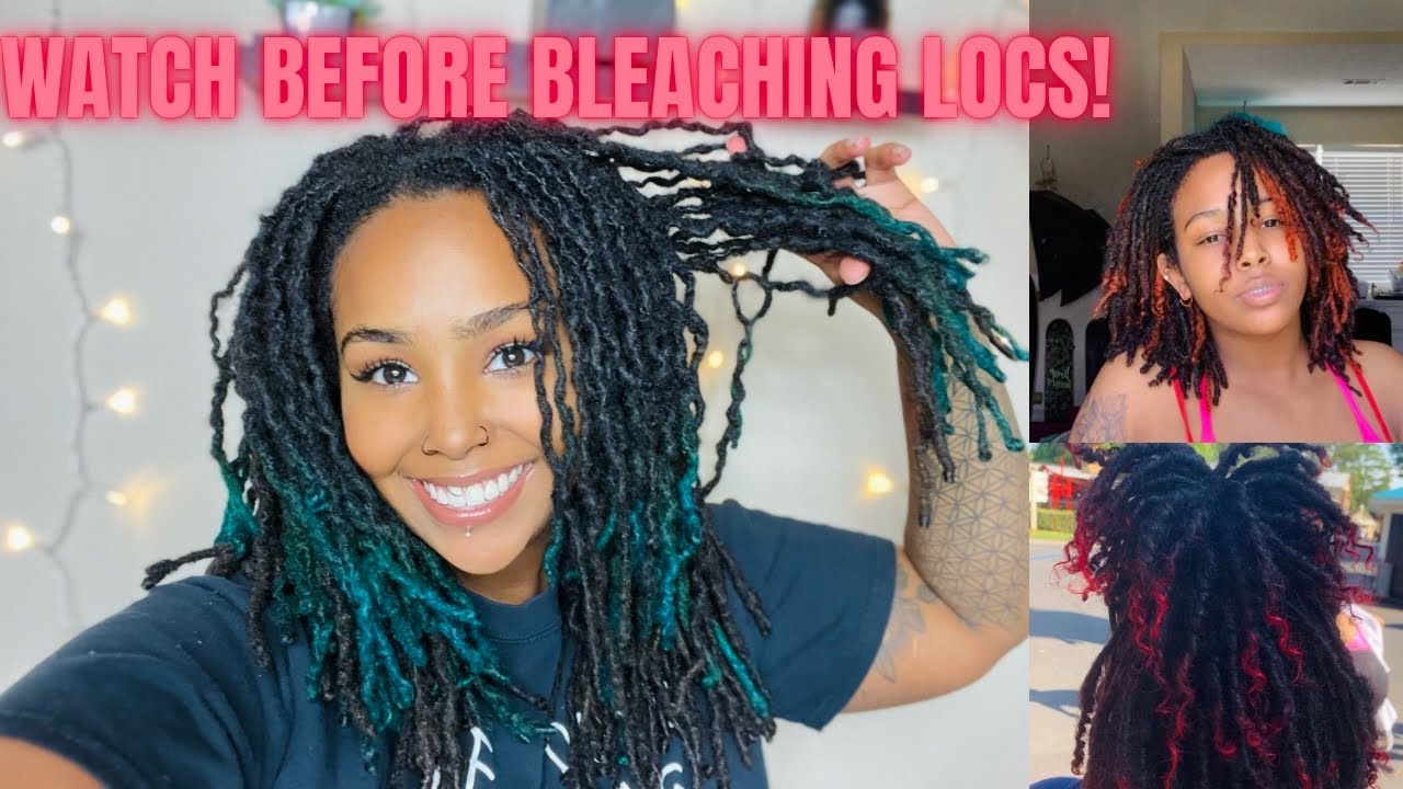 HOW I BLEACH MY LOCS WITHOUT DAMAGING THEM