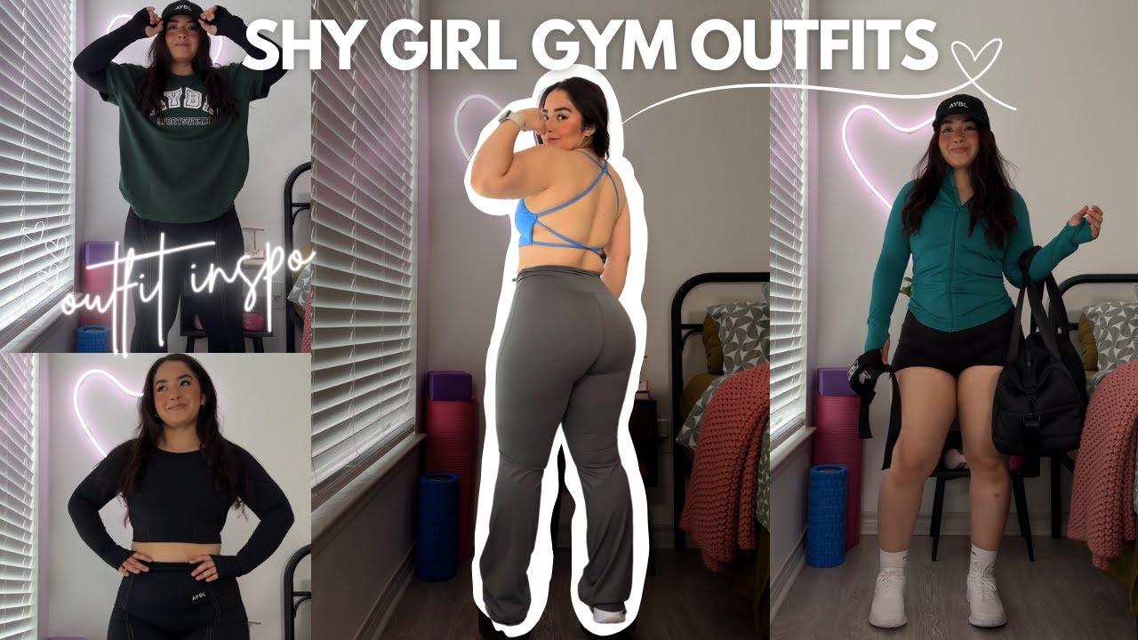 TRY ON HAUL - shy girl gym *outfits* - AYBL - outfit inspiration for the gym