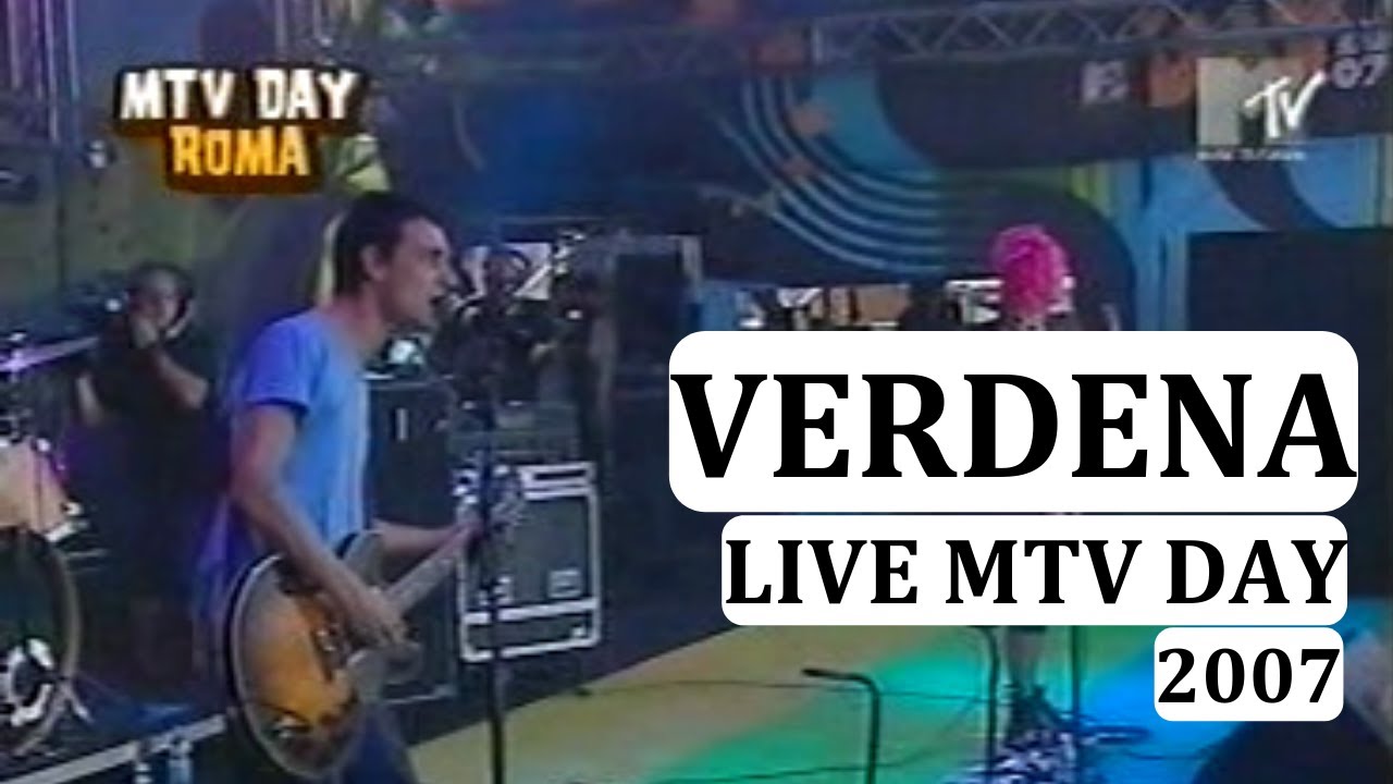 Verdena live MTV Day/ Roma, 2007