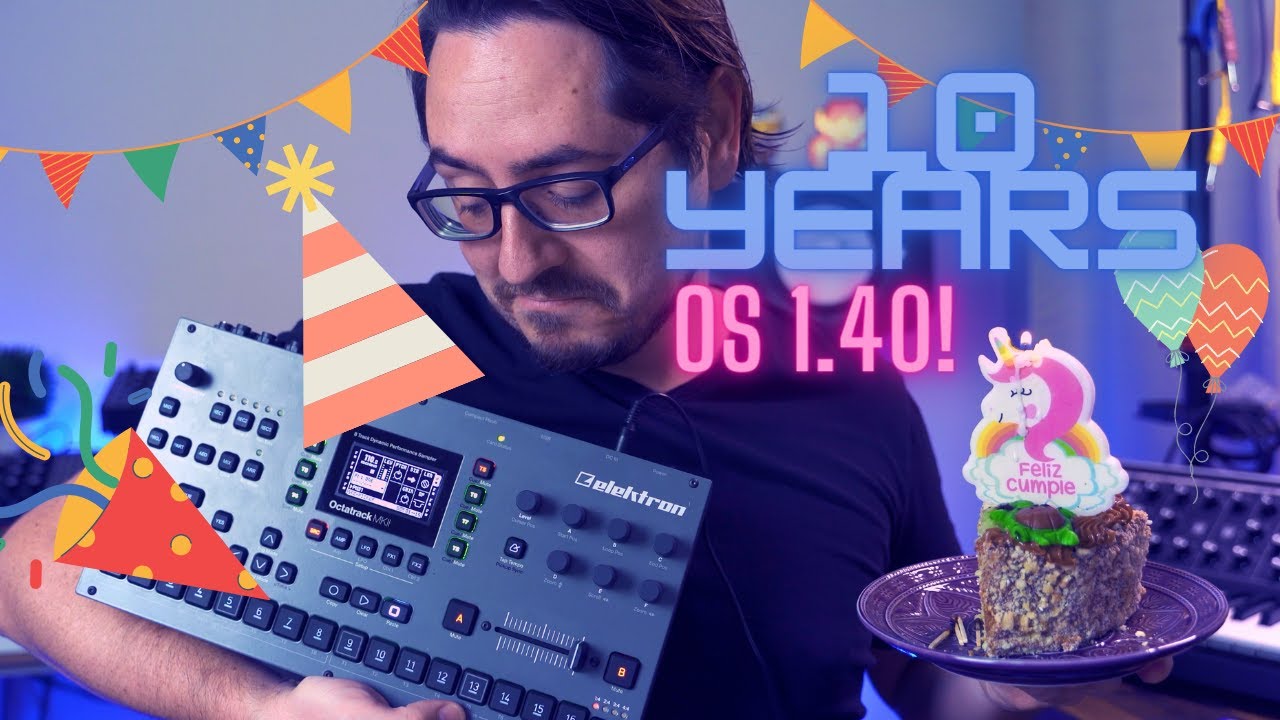 Octatrack Update OS 1.40 mini tutorial! OT 10 Year Anniversary Special