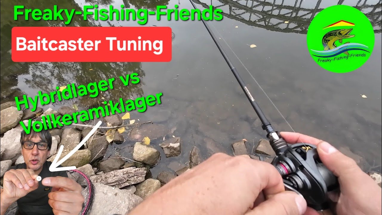 Baitcaster Tuning, Vollkeramiklager vs Hybridlager 🐟🎣