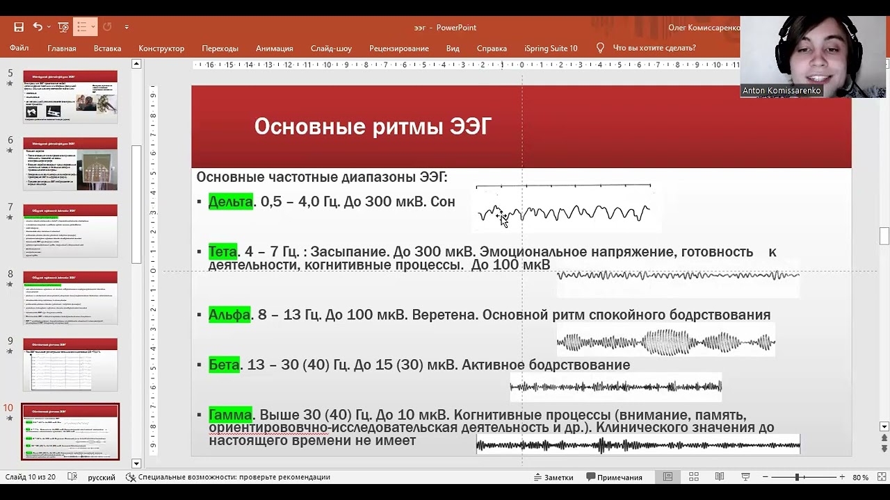 ЭЭГ, методы психофизиологии