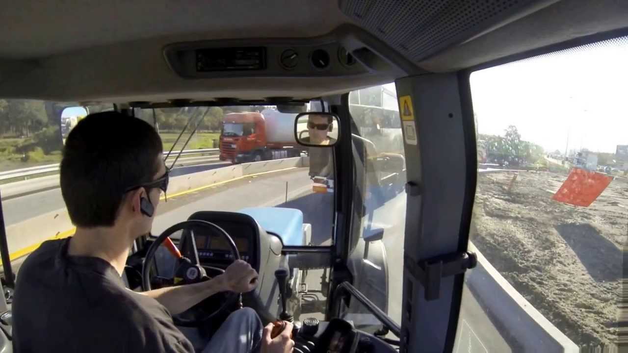 Cab view New Holland tm135