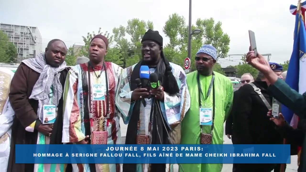 PARIS 8 MAI 2023: MARCHES A LA MÉMOIRE DE SERIGNE FALLOU FALL FILS AÎNÉ DE CHEIKH IBRAHIMA FALL