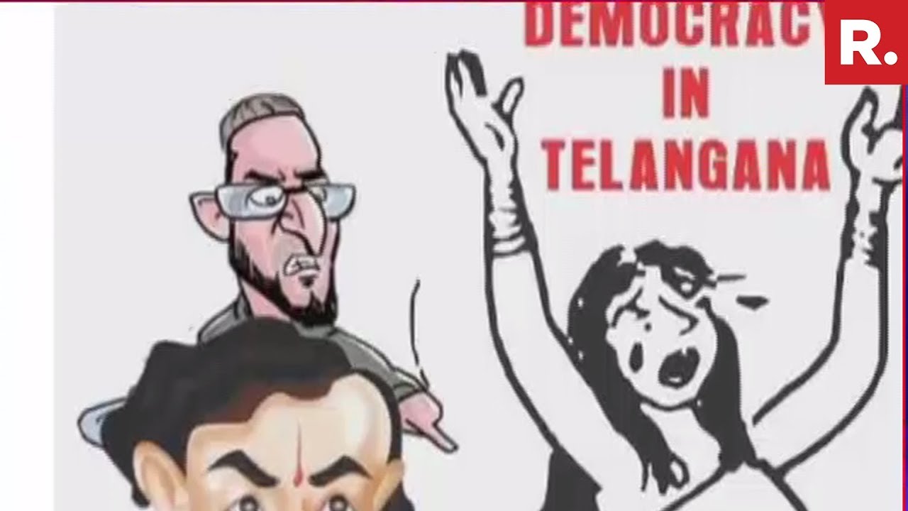Telangana Congress' 'Mahabarata' Poster Insults Election Commision, Shows Democracy As Draupadi