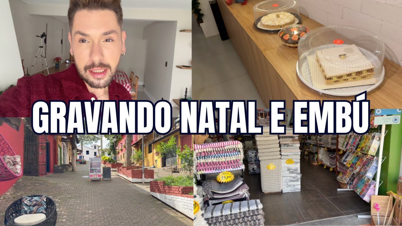 GRAVAÇÕES DE NATAL E COMPRINHAS PRA CASA EM EMBU DAS ARTES