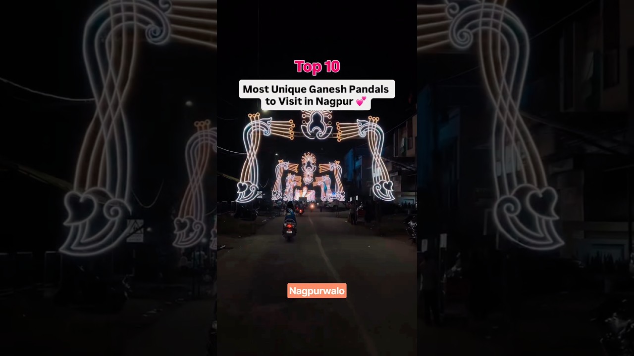 Nagpur Ke Top 10 Ganpati 🙏 | Best Ganesh Ji Darshan in Nagpur | Ganesh Chaturthi 2026 #shorts