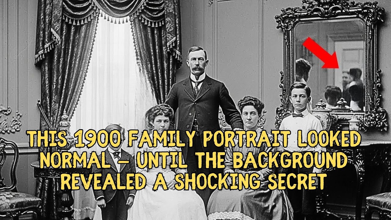 This 1900 Family Portrait Looked Normal — Until the Background Revealed a Shocking Secret