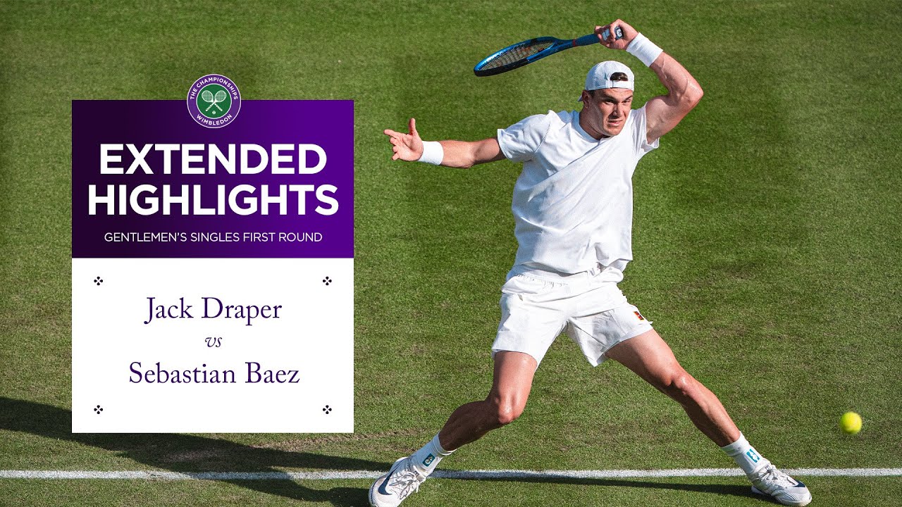 Draper's POWER | Jack Draper vs Sebastian Baez | Extended Highlights | Wimbledon 2025