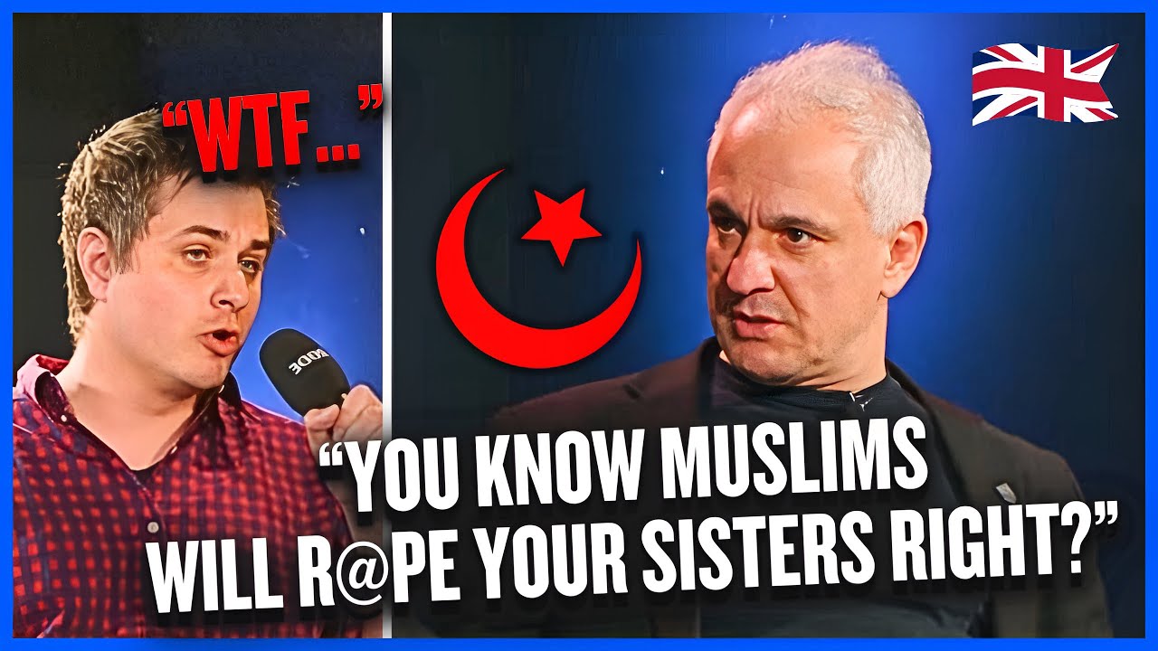 Pro-Muslim Cameraman Rushes The Stage After Finding Out What Islam Would Do To Him!