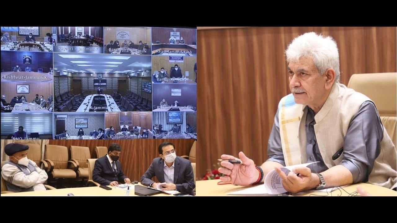 Lt Governor reviews J&K&rsquo;s COVID-19 situation