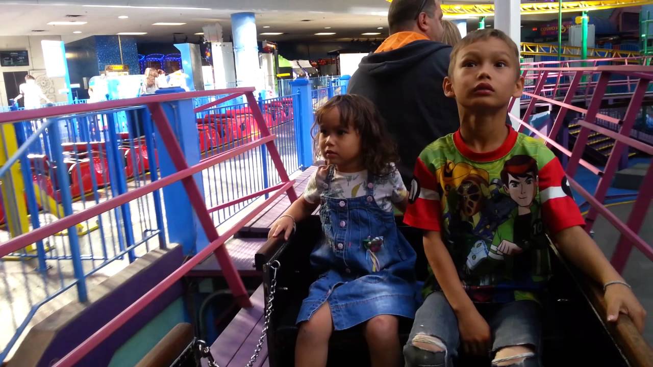 Galaxyland Amusement Park West Edmonton Mall 2016 (Train Ride)