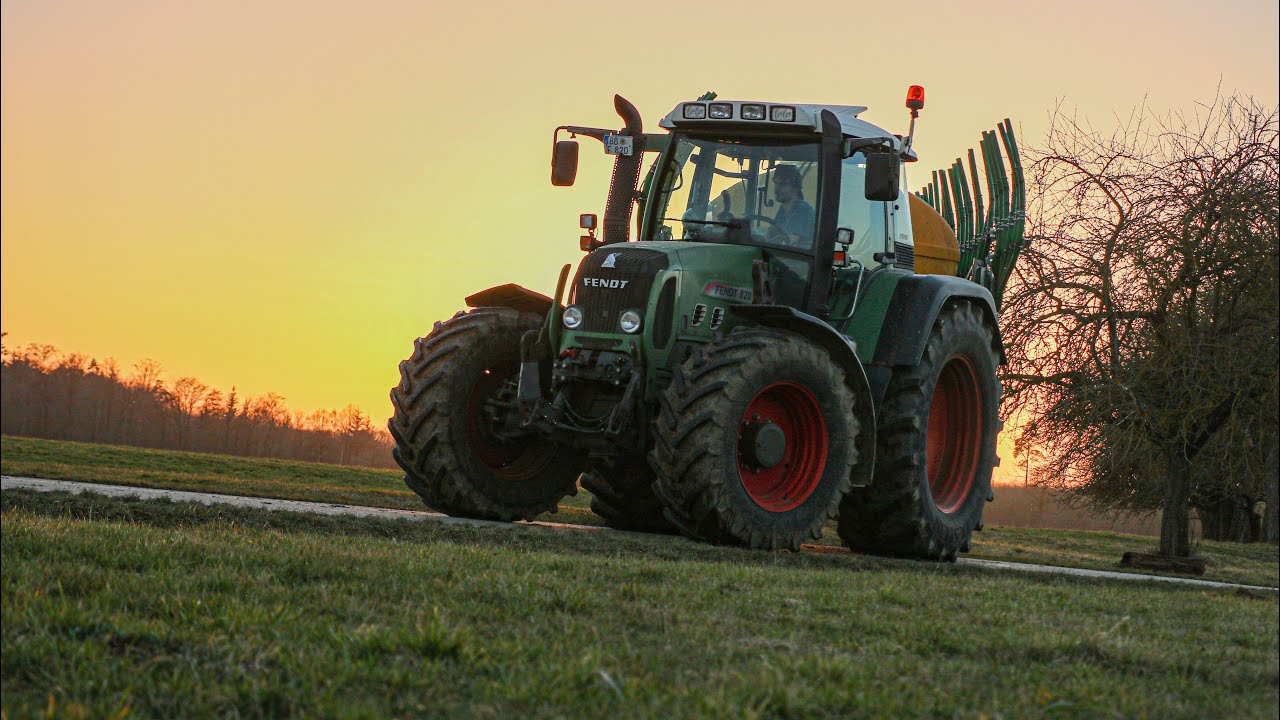 Fendt Vario 820 & Zunhammer 15m Schleppschlauch beim Güllefahren | Agrar videos