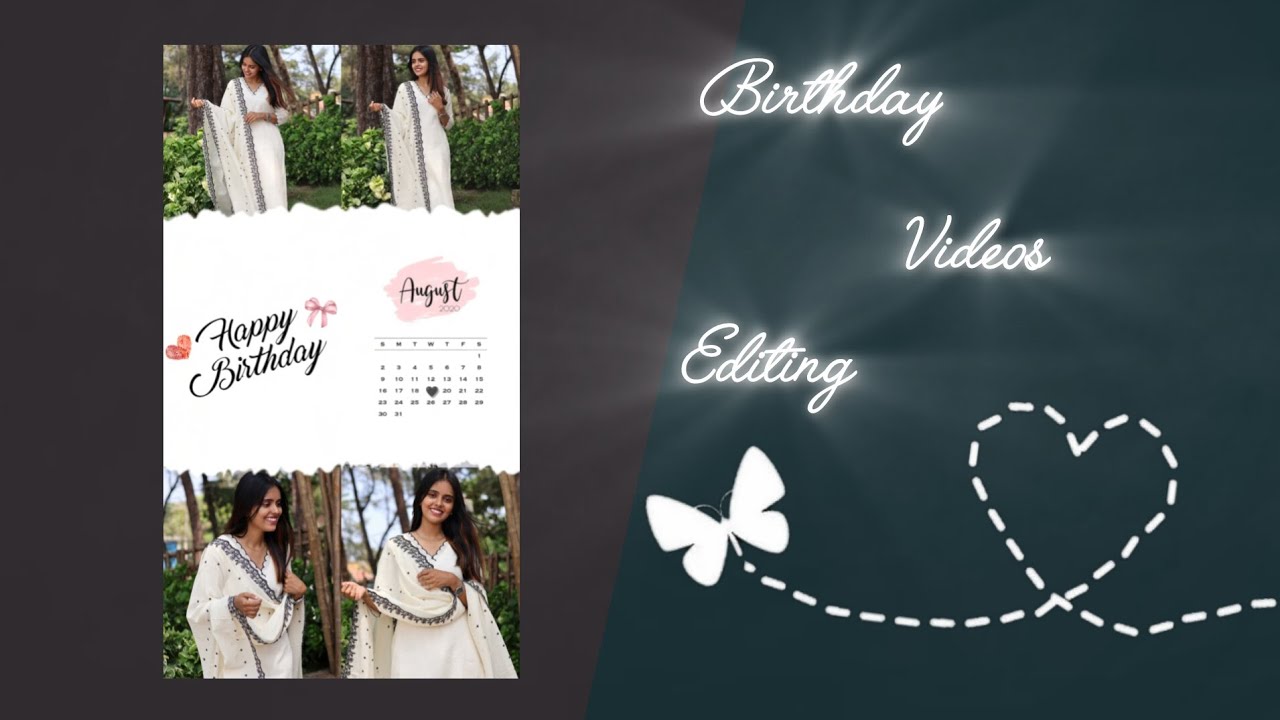 Birthday video editing 📸 in inshot app ⚡ in tamil 🔥