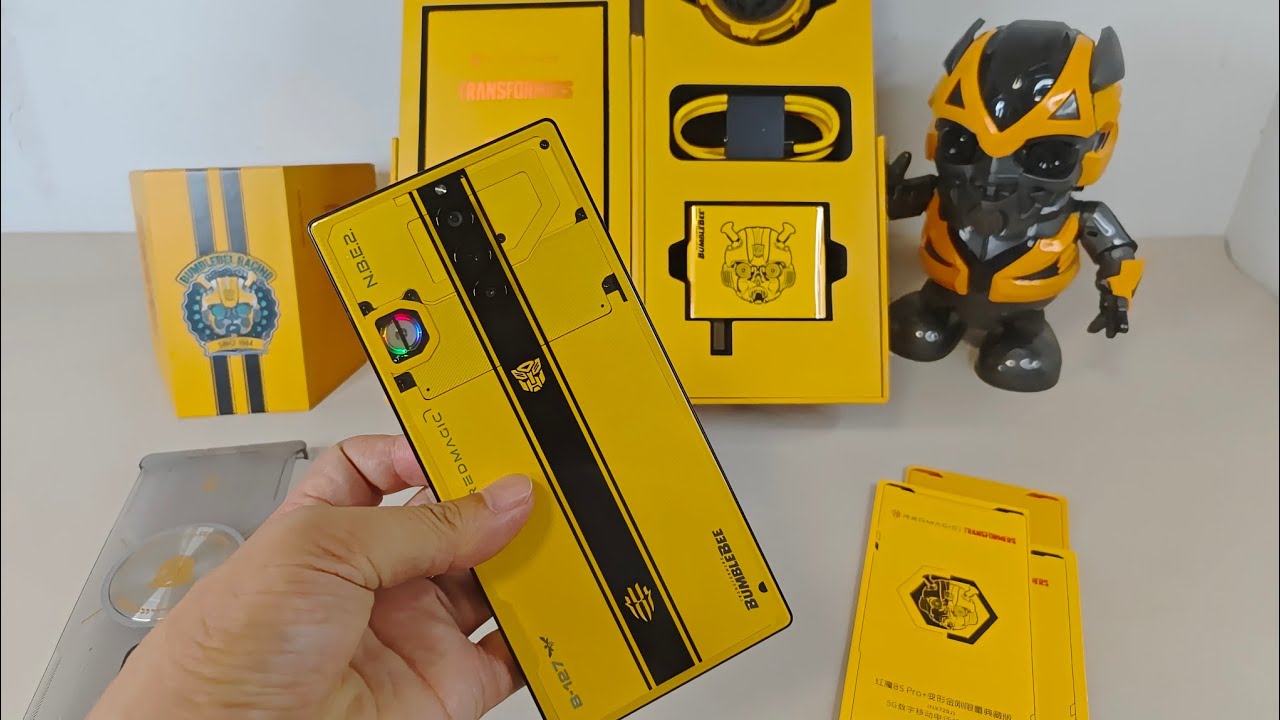 Redmagic 8SPro+ x Transformer Bumblebee Edition: быстрая распаковка и практическое применение. 