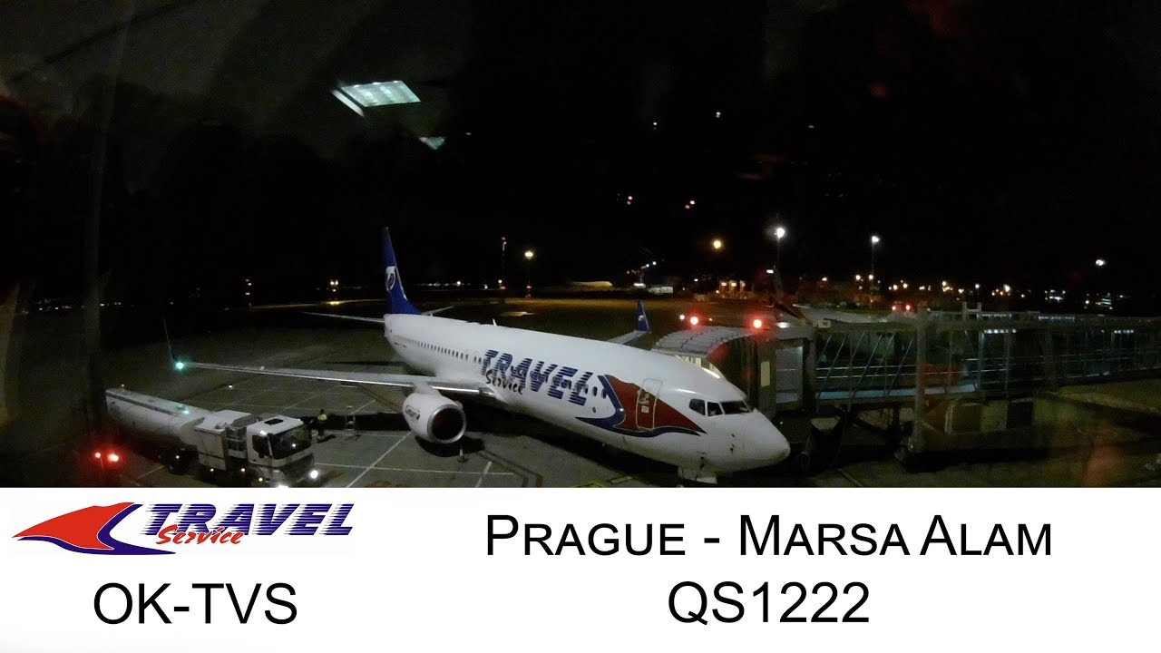 Flight from Prague to Marsa Alam | Travel Service (SmartWings) Boeing 737-800 OK-TVS (Trip Report)