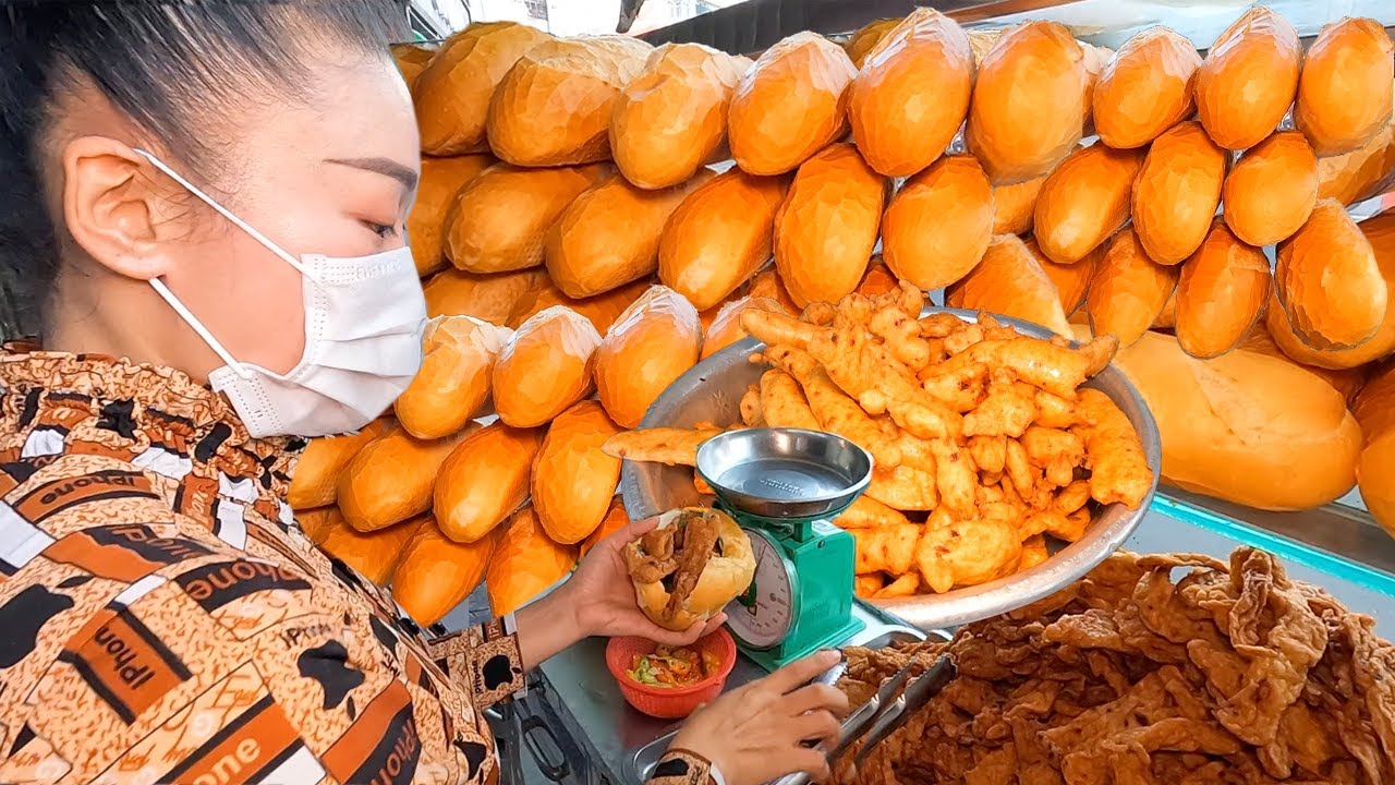 Bánh mì chả cá cân kí 15k/ổ, 4 chị em làm không kịp bán - Na TV