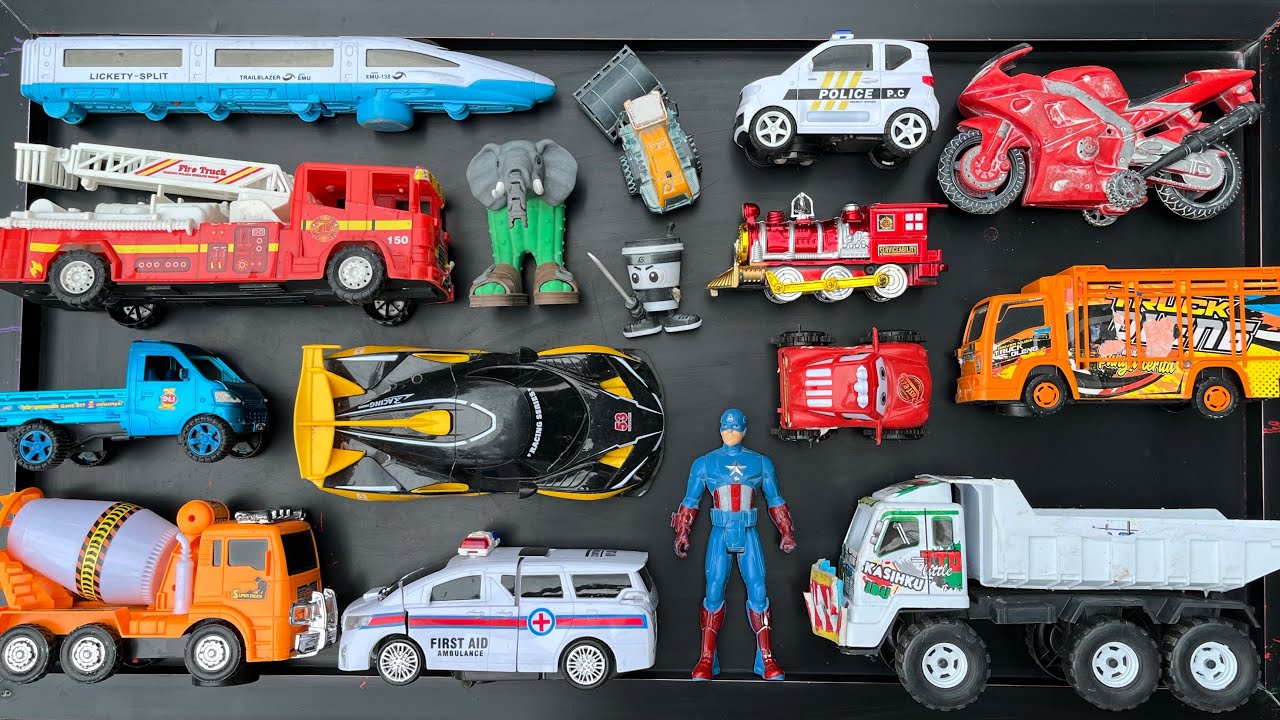 Mencari & menemukan mobil mobilan, mobil balap, excavator, pick up, loader, truk pasir, truk oleng