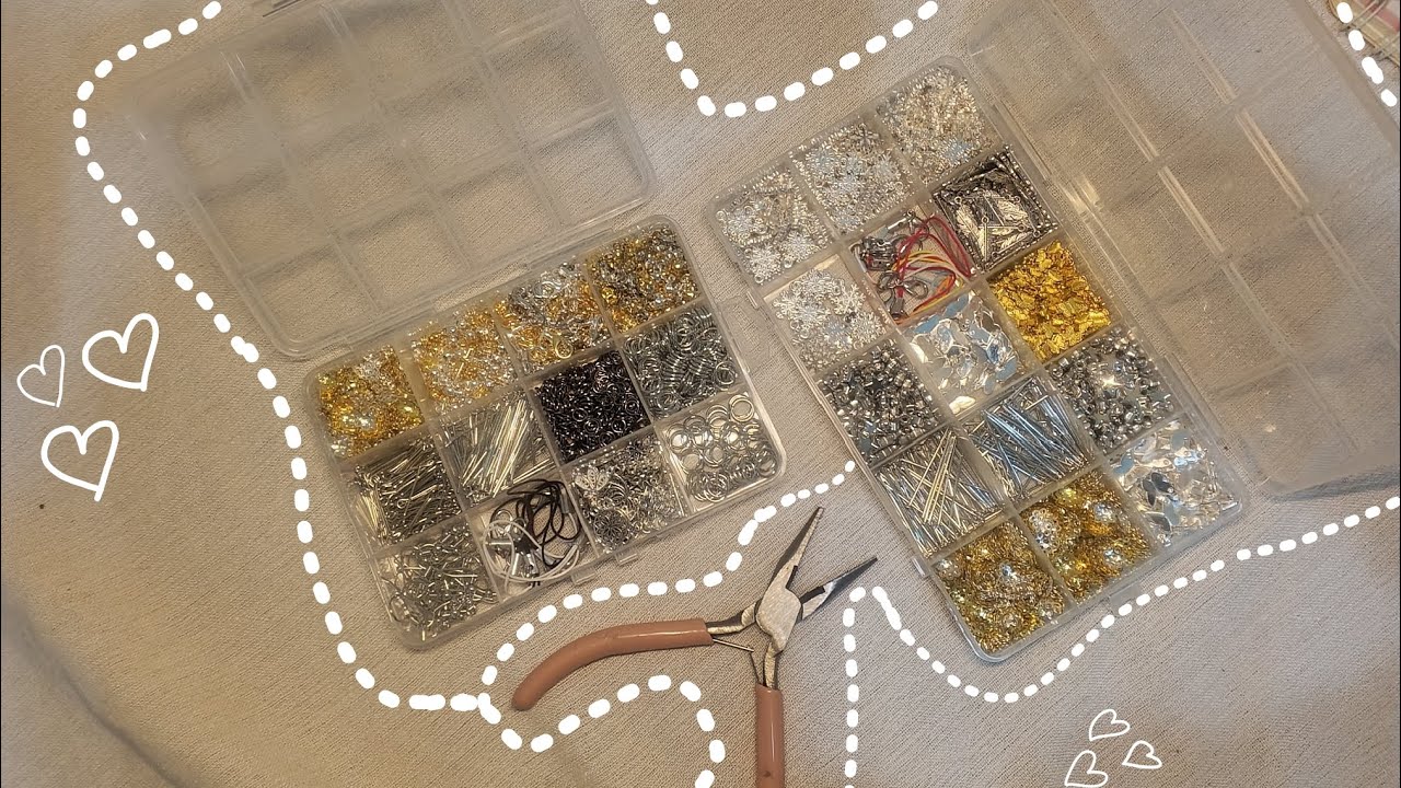 Organizing my jewellery making essentials#beads#jewellery#charms
