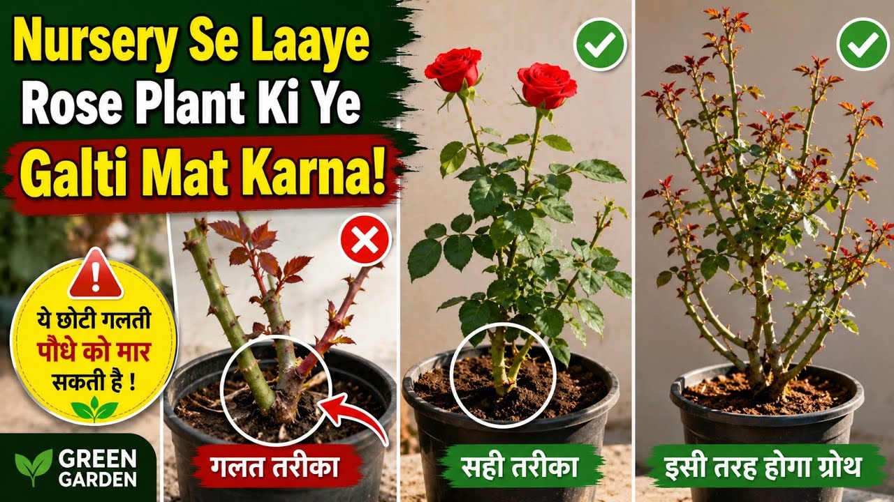 छोटे Rose flower plant की care कैसे करें ? छोटे गुलाब के पौधों को बढ़ाने के लिए क्या करना चाहिए ?
