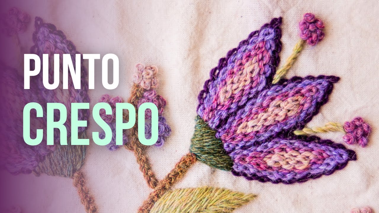 ¿Cómo se hace el punto crespo? 🪢