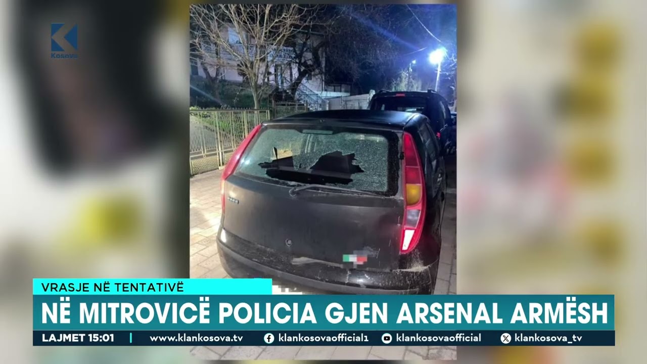 Vrasje në tentativë - Në Mitrovicë policia gjen arsenal armësh