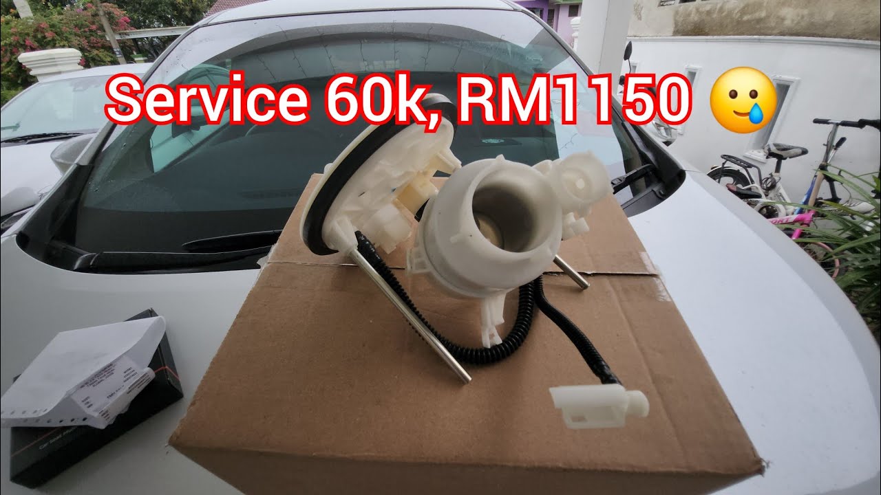 tukar fuel filter mitsubishi xpander  berharga RM7++