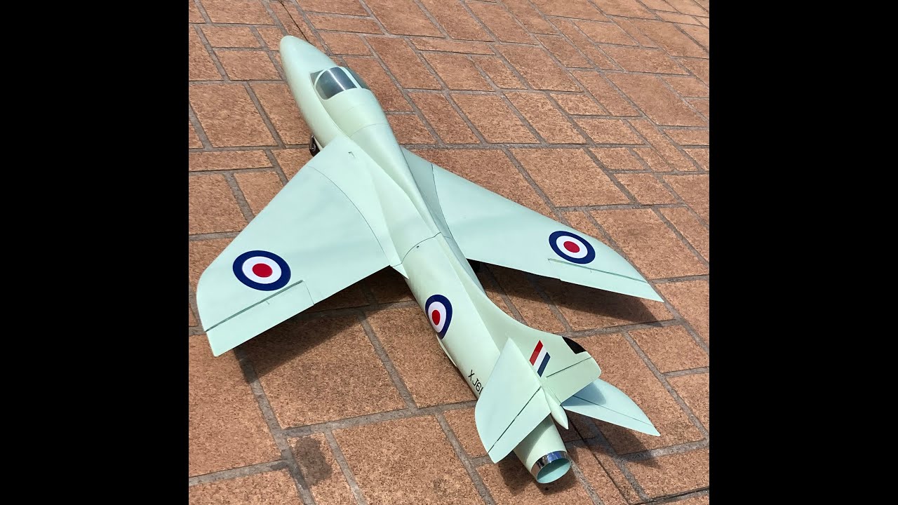 Hunter T.7 second test flight