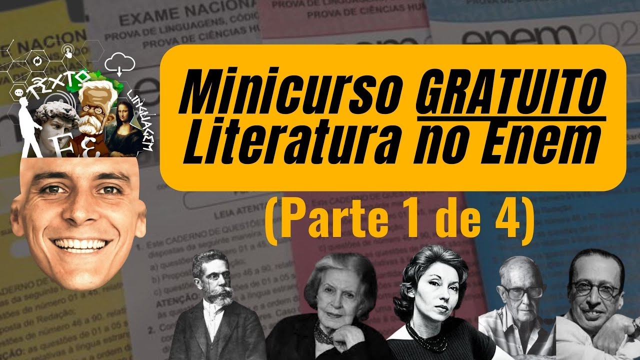 Minicurso GRATUITO Literatura no Enem (parte 1 de 4)