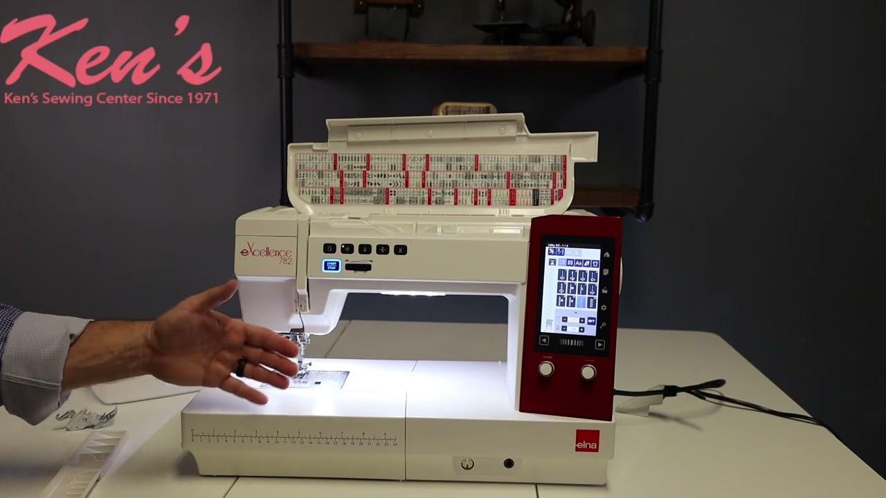 Elna 782 Sewing Machine with Accurate Stitch Regulator
