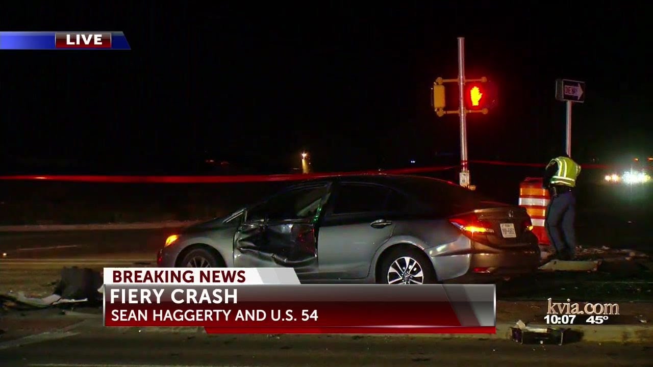 One person critically injured after fiery three-car crash in northeast El Paso