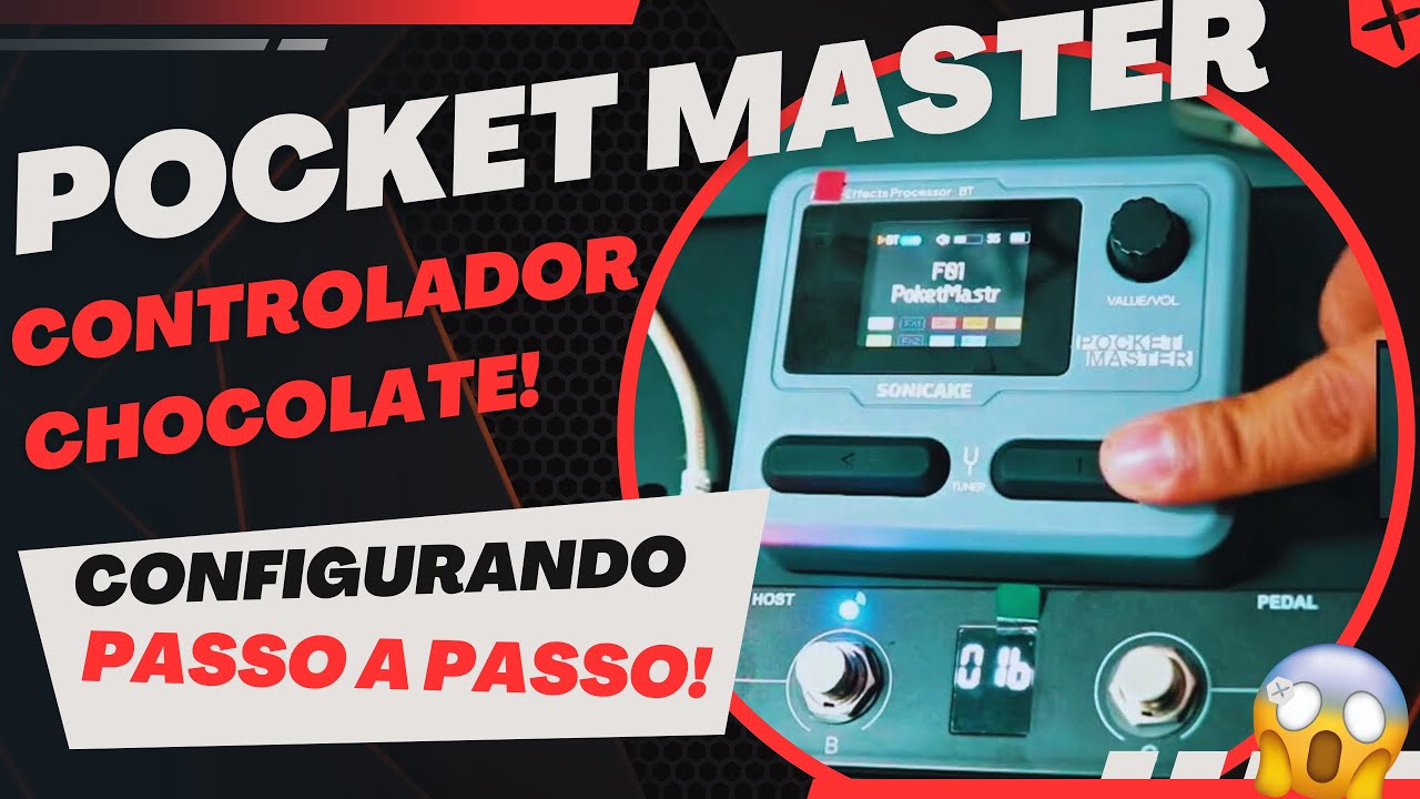 POCKET MASTER + CONTROLADOR CHOCOLATE - COMO CONFIGURAR! #pocketmaster #controladormidi