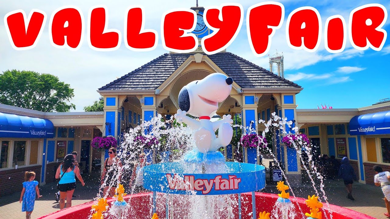 VALLEYFAIR Minnesota! SNOOPY & PEANUTS Themed AMUSEMANT PARK!