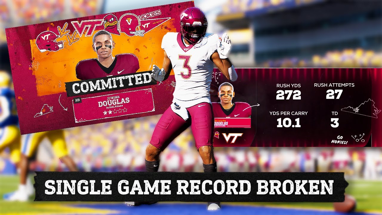 College Football 26 Road to Glory - Transfer Portal turns 2 Star Running Back into COLLEGE LEGEND!