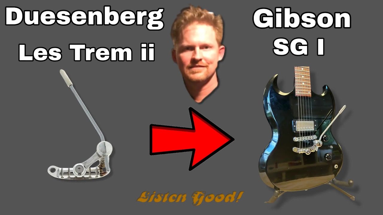 🎸 Duesenberg Les Trem II Review & Demo | Installed on a 1990s Gibson SG ONE 🎸