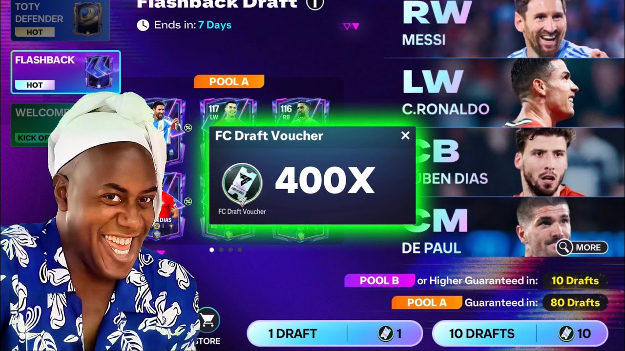 MY Luckiest Day in FC Mobile! Packed The GOAT | FC Mobile Flashback Pack Opening