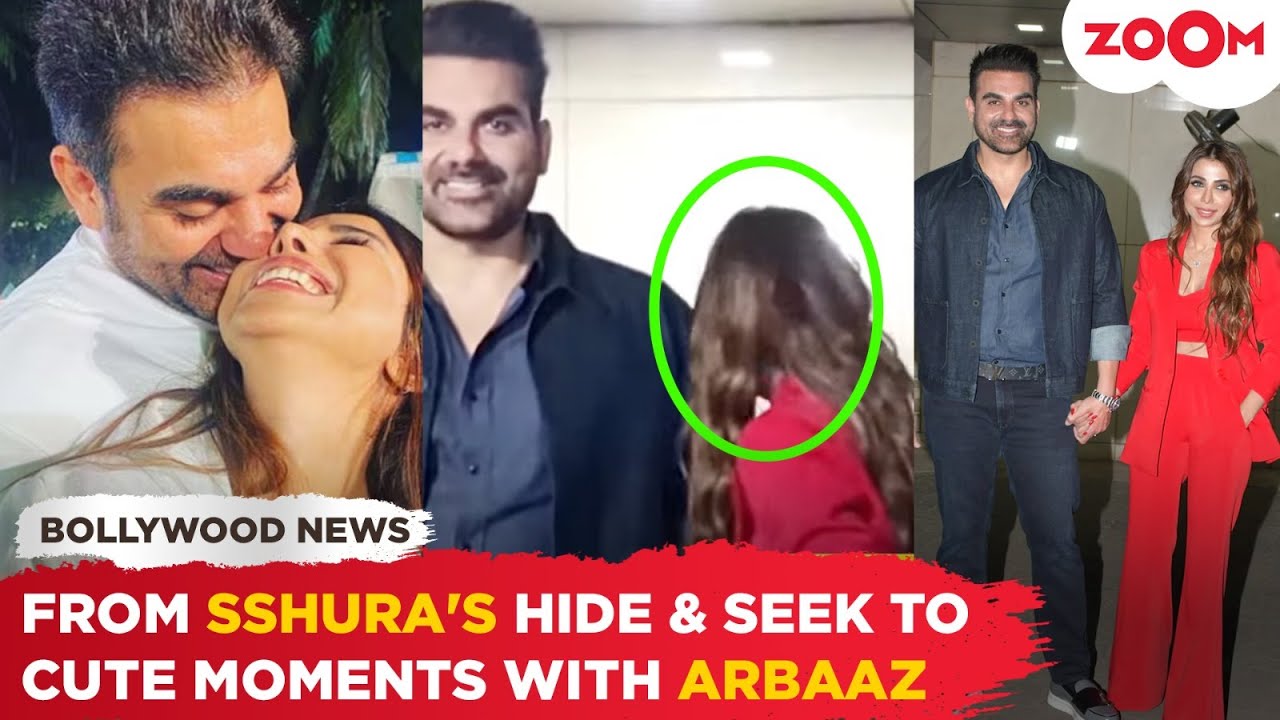 Arbaaz Khan and wife Sshura Khan's encounter with paps; from Sshura running away to their cute PDA
